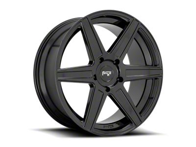 Niche Carina Gloss Black 5-Lug Wheel; 24x10; 30mm Offset (14-21 Tundra)