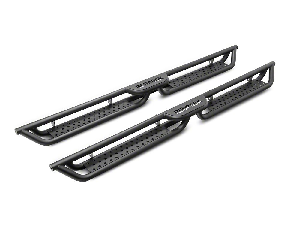 RedRock Drop Step Running Boards; Textured Black (22-25 RedRock Drop Step Running Boards; Textured Black (22-25