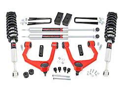 Rough Country 3.50-Inch Suspension Lift Kit with M1 Monotube Shocks; Red (07-21 Tundra, Excluding TRD Pro)