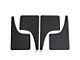 Mud Flaps; Front and Rear; Dry Carbon Fiber Vinyl (22-24 Tundra)