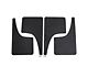 Mud Flaps; Front and Rear; Matte Black Vinyl (14-21 Tundra)