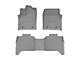 Weathertech Front and Rear Floor Liner HP; Gray (22-24 Tundra CrewMax)