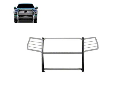 Grille Guard; Stainless Steel (22-24 Tundra)