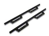 RedRock 4-Inch Drop TC1 Running Boards; Textured Black (22-26 Tundra Double Cab)