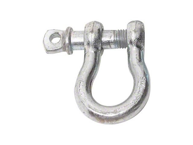 Smittybilt D-Ring Shackle; .75-Inch; Zinc; 4.75-Ton Weight Rating