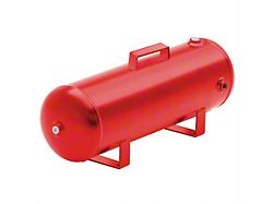 Smittybilt Tire Air Compressor Kit; Air Tank; 2.50-Gallon Capacity; Red