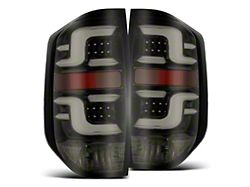 PRO-Series LED Tail Lights; Jet Black Housing; Smoked Lens (14-21 Tundra)
