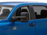 Powered Heated Towing Mirrors with Blind Spot Detection and Turn Signal; Textured Black (07-21 Tundra)