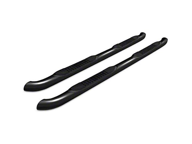 3-Inch Side Step Bars; Black (07-21 Tundra Double Cab)