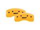 MGP Brake Caliper Covers with MGP Logo; Yellow; Front and Rear (15-21 Tundra TRD Pro)