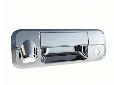Tailgate Handle Cover with Backup Camera Opening; Chrome (07-13 Tundra)