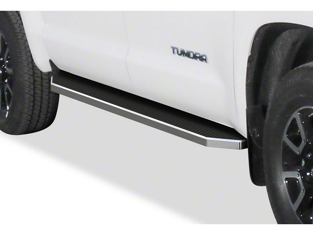 H-Style Running Boards; Polished (07-21 Tundra CrewMax)