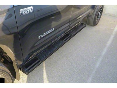 OE Style Running Boards; Black (07-21 Tundra Double Cab)