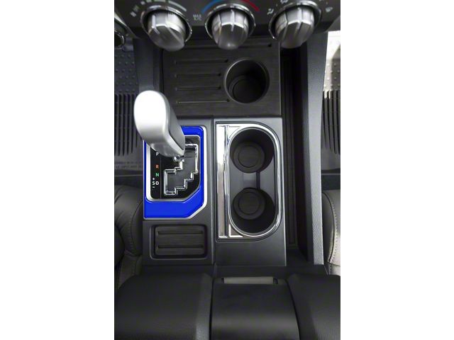 Center Console Shifter Accent Trim; Voodoo Blue (14-21 Tundra)