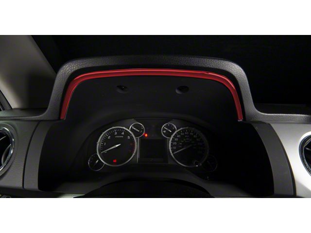 Dashboard Accent Trim; Ruby Red (14-21 Tundra)