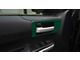 Front Door Handle Accent Trim; Army Green (14-21 Tundra w/o Memory Seat Button)