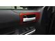 Front Door Handle Accent Trim; Inferno Orange (14-21 Tundra w/o Memory Seat Button)