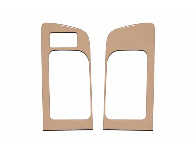 Front Door Handle Accent Trim; Quicksand Tan (14-21 Tundra w/ Memory Seat Button)