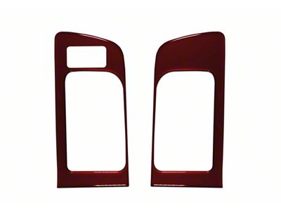 Front Door Handle Accent Trim; Ruby Red (14-21 Tundra w/ Memory Seat Button)