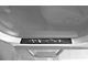 Front Door Sill Protection with Mountain Logo; Textured Black (07-21 Tundra)