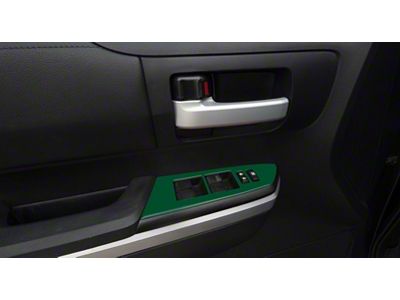 Front Door Switch Panel Accent Trim; Army Green (14-21 Tundra)