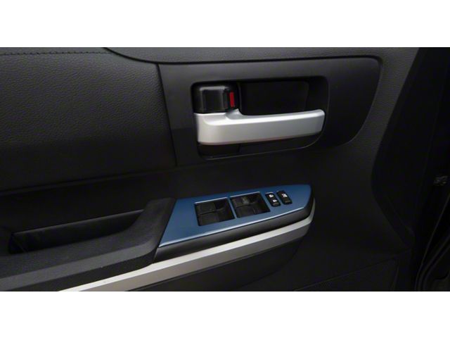 Front Door Switch Panel Accent Trim; Cavalry Blue (14-21 Tundra)