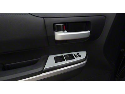 Front Door Switch Panel Accent Trim; Cement Gray (14-21 Tundra)