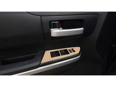 Front Door Switch Panel Accent Trim; Quicksand Tan (14-21 Tundra)