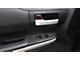 Front Door Switch Panel Accent Trim; Raw Carbon Fiber (14-21 Tundra)