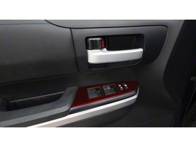 Front Door Switch Panel Accent Trim; Ruby Red (14-21 Tundra)