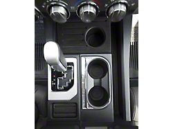 Interior Cup Holder Foam Inserts; Black/Black (14-21 Tundra w/ Bucket Seats)