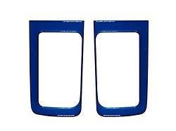 Rear Door Handle Accent Trim; Blazing Blue (14-21 Tundra Double Cab)