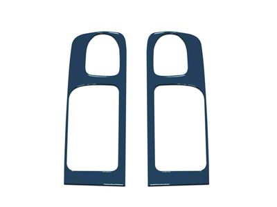 Rear Door Handle Accent Trim; Cavalry Blue (14-21 Tundra CrewMax)