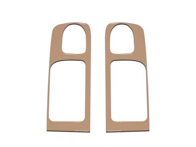 Rear Door Handle Accent Trim; Quicksand Tan (14-21 Tundra CrewMax)