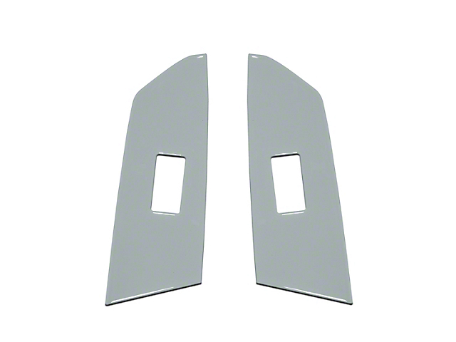 Rear Door Switch Panel Accent Trim; Cement Gray (14-21 Tundra CrewMax)