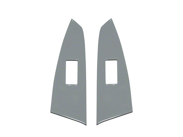 Rear Door Switch Panel Accent Trim; Cement Gray (14-21 Tundra Double Cab)
