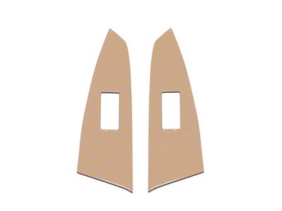 Rear Door Switch Panel Accent Trim; Quicksand Tan (14-21 Tundra Double Cab)