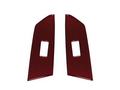 Rear Door Switch Panel Accent Trim; Ruby Red (14-21 Tundra CrewMax)