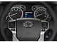 Steering Wheel Emblem Inserts; Charcoal Silver (07-21 Tundra)