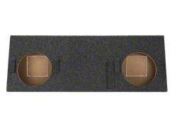 Dual 10-Inch Behind Seat Subwoofer Box; Carpeted (14-21 Tundra CrewMax)