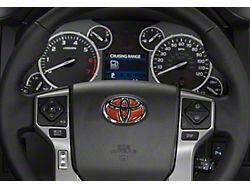 Steering Wheel Emblem Inserts; Inferno (07-21 Tundra)