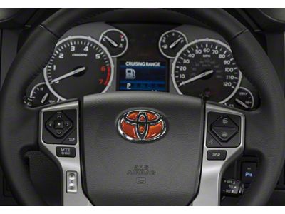 Steering Wheel Emblem Inserts; Inferno (07-21 Tundra)