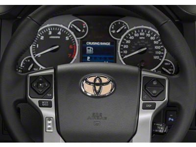 Steering Wheel Emblem Inserts; Quicksand Tan (07-21 Tundra)