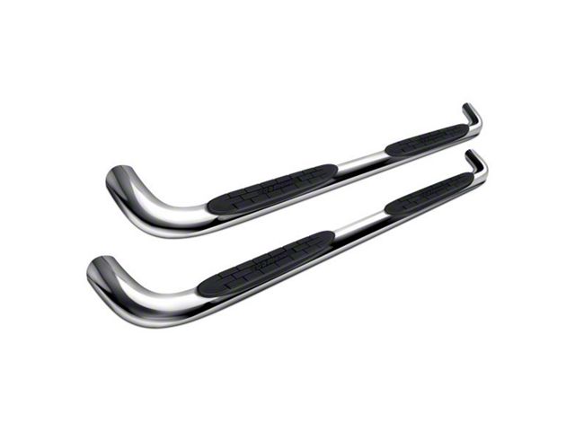 3-Inch 4000 Series Cab Length Side Step Bars; Polished (07-21 Tundra CrewMax)