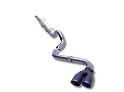Carven Exhaust Signature Series Single Exhaust System with Black Tip; Side Exit (22-26 Tundra w/o Electronic Bed Step)