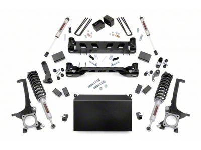 Rough Country 4.50-Inch Suspension Lift Kit with Lifted N3 Struts and V2 Monotube Shocks (07-15 4WD Tundra)