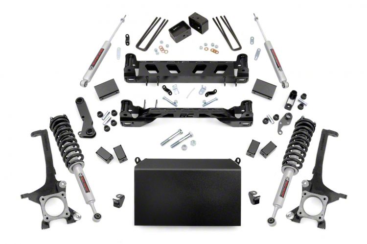 Rough Country Tundra 4-Inch Suspension Lift Kit with Lifted N3 Struts ...