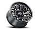 Vision Off-Road Armor Gloss Black Milled with Black Bolt Inserts 5-Lug Wheel; 18x9; 12mm Offset (07-13 Tundra)