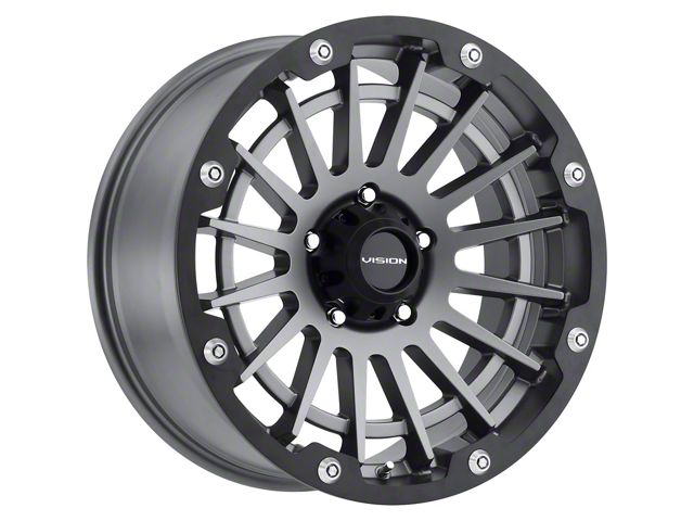 Vision Off-Road Creep Satin Gray 5-Lug Wheel; 18x9; 12mm Offset (14-21 Tundra)