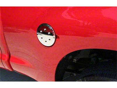 Putco Fuel Tank Door Cover; Chrome (07-17 Tundra)